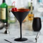 Stolzle Glisten from Global Tableware Collective 8.5 oz. Matte Black/Copper Martini Glass - 6/Case Stolzle Glisten from Global Tableware Collective 8.5 oz. Matte Black/Copper Martini Glass - 6/Case