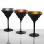 Stolzle Glisten from Global Tableware Collective 8.5 oz. Matte Black/Copper Martini Glass - 6/Case Stolzle Glisten from Global Tableware Collective 8.5 oz. Matte Black/Copper Martini Glass - 6/Case