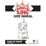 Carnival King IBS250 Block Ice Shaver - 120V, 1/3 HP Carnival King IBS250 Block Ice Shaver - 120V, 1/3 HP