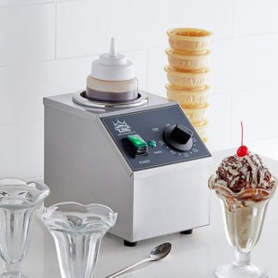 Carnival King Single 32 oz. Sauce / Topping Bottle Warmer - 200W, 120V