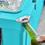 CaterGator CG20BL Sky Blue 20 Qt. Rotomolded Outdoor Cooler / Ice Chest