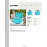 CaterGator CG20BL Sky Blue 20 Qt. Rotomolded Outdoor Cooler / Ice Chest