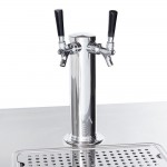 Avantco UDD-48-HC-S Double Tap Kegerator Beer Dispenser -Stainless Steel, (2) 1/2 Keg Capacity