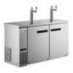 Avantco UDD-48-HC-S Double Tap Kegerator Beer Dispenser -Stainless Steel, (2) 1/2 Keg Capacity