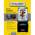Hamilton Beach HBH755R-CE Eclipse 3 hp 48 oz. High Performance Bar Blender - 230V (International Use Only) Hamilton Beach HBH755R-CE Eclipse 3 hp 48 oz. High Performance Bar Blender - 230V (International Use Only)