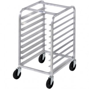 Channel 429S 7 Pan Stainless Steel Side Load Half Height Sheet / Bun Pan Rack - Assembled Channel 429S 7 Pan Stainless Steel Side Load Half Height Sheet / Bun Pan Rack - Assembled