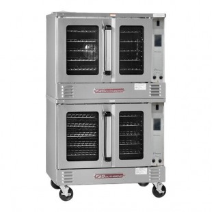 Southbend PCE15S/TD-PRO Platinum Pro Series 5-Shelf Double Deck Full Size Standard Electric Convection Oven with Touchscreen Controls and Temperature Probes - 208V, 1 Phase, 7.5 kW