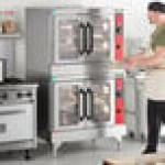 Vulcan VC44GD-NAT Natural Gas Double Deck Full Size Gas Convection Oven with Solid State Controls - 100,000 BTU Vulcan VC44GD-NAT Natural Gas Double Deck Full Size Gas Convection Oven with Solid State Controls - 100,000 BTU