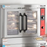 Vulcan VC44GD-NAT Natural Gas Double Deck Full Size Gas Convection Oven with Solid State Controls - 100,000 BTU Vulcan VC44GD-NAT Natural Gas Double Deck Full Size Gas Convection Oven with Solid State Controls - 100,000 BTU