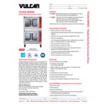 Vulcan VC44GD-NAT Natural Gas Double Deck Full Size Gas Convection Oven with Solid State Controls - 100,000 BTU Vulcan VC44GD-NAT Natural Gas Double Deck Full Size Gas Convection Oven with Solid State Controls - 100,000 BTU