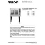 Vulcan VC44GD-NAT Natural Gas Double Deck Full Size Gas Convection Oven with Solid State Controls - 100,000 BTU Vulcan VC44GD-NAT Natural Gas Double Deck Full Size Gas Convection Oven with Solid State Controls - 100,000 BTU