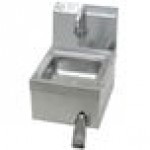 Advance Tabco 7-PS-63 Space Saver Hands Free Hand Sink with Knee Valve - 12 1/4