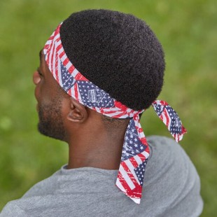 Ergodyne 12561 Chill-Its 6700CT Stars and Stripes Evaporative Cooling Bandana Ergodyne 12561 Chill-Its 6700CT Stars and Stripes Evaporative Cooling Bandana