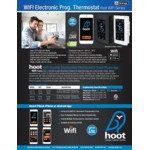 King Electric K901-W Single Pole White Thermostat with Hoot WiFi - 16A, 240V King Electric K901-W Single Pole White Thermostat with Hoot WiFi - 16A, 240V