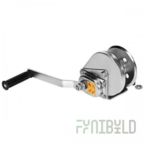 Vestil Stainless Steel Hand Winch HWSS-1200-NR - 1,200 lb. Capacity
