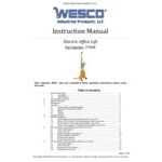Wesco Industrial Products 220 lb. Electric Lift with 18