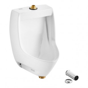 American Standard Maybrook 6581001EC.020 White Vitreous China Washout Universal Urinal with EverClean and Top Spud Inlet - 0.125 to 1.0 GPF American Standard Maybrook 6581001EC.020 White Vitreous China Washout Universal Urinal with EverClean and Top Spud Inlet - 0.125 to 1.0 GPF