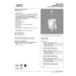 American Standard Maybrook 6581001EC.020 White Vitreous China Washout Universal Urinal with EverClean and Top Spud Inlet - 0.125 to 1.0 GPF American Standard Maybrook 6581001EC.020 White Vitreous China Washout Universal Urinal with EverClean and Top Spud Inlet - 0.125 to 1.0 GPF