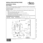 American Standard Maybrook 6581001EC.020 White Vitreous China Washout Universal Urinal with EverClean and Top Spud Inlet - 0.125 to 1.0 GPF American Standard Maybrook 6581001EC.020 White Vitreous China Washout Universal Urinal with EverClean and Top Spud Inlet - 0.125 to 1.0 GPF