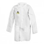 Cordova White Defender II Microporous Heavy Weight Coveralls with Elastic Wrists, Hood, and Boots - 2XL - 25/Case Cordova White Defender II Microporous Heavy Weight Coveralls with Elastic Wrists, Hood, and Boots - 2XL - 25/Case
