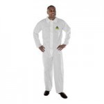 Cordova White Defender II Microporous Heavy Weight Coveralls with Elastic Wrists, Hood, and Boots - 2XL - 25/Case Cordova White Defender II Microporous Heavy Weight Coveralls with Elastic Wrists, Hood, and Boots - 2XL - 25/Case