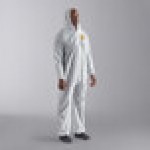 Cordova White Defender II Microporous Heavy Weight Coveralls with Elastic Wrists, Hood, and Boots - 2XL - 25/Case Cordova White Defender II Microporous Heavy Weight Coveralls with Elastic Wrists, Hood, and Boots - 2XL - 25/Case