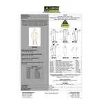 Cordova White Defender II Microporous Heavy Weight Coveralls with Elastic Wrists, Hood, and Boots - 2XL - 25/Case Cordova White Defender II Microporous Heavy Weight Coveralls with Elastic Wrists, Hood, and Boots - 2XL - 25/Case