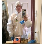 Cordova White Defender II Microporous Heavy Weight Coveralls with Elastic Wrists, Hood, and Boots - 2XL - 25/Case Cordova White Defender II Microporous Heavy Weight Coveralls with Elastic Wrists, Hood, and Boots - 2XL - 25/Case