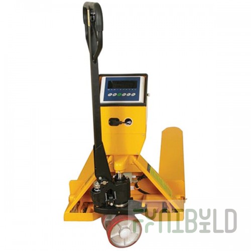 Wesco Industrial Products 272936 5,000 lb. Battery Powered Scale Pallet Truck with 27 1/2