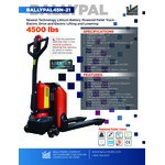 Ballymore 48V Lithium Battery-Powered Pallet Truck with 48 Ballymore 48V Lithium Battery-Powered Pallet Truck with 48