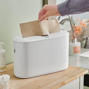 Tork Elevation Xpress 302020 White Countertop Multifold Hand Towel Dispenser H2