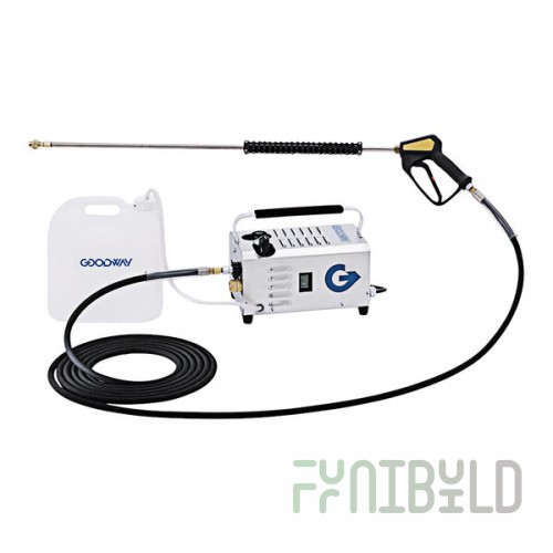 Goodway GPW-1200-60 Portable Electric Hi-Pressure Washer with 25' Hose - 1200 PSI, 1.8 GPM