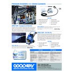 Goodway GPW-1200-60 Portable Electric Hi-Pressure Washer with 25' Hose - 1200 PSI, 1.8 GPM