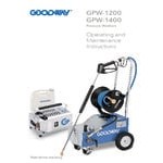 Goodway GPW-1200-60 Portable Electric Hi-Pressure Washer with 25' Hose - 1200 PSI, 1.8 GPM