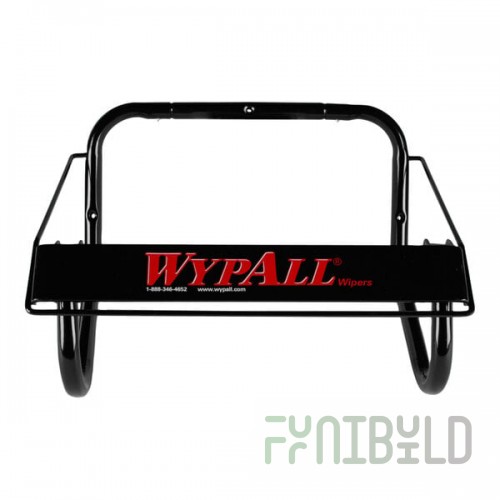 WypAll® Black Metal Wall-Mounted Jumbo Roll Wiper Dispenser 80579