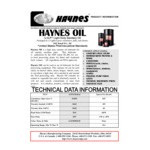 Haynes 43 55 Gallon Light-Duty Sanitary Oil