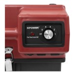 XPOWER X-2480A-Red Commercial 3 Stage Filtration HEPA Purifier System, Negative Air Machine, Airborne Air Cleaner, Mini Air Scrubber with Power Outlets
