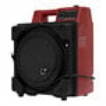 XPOWER X-2480A-Red Commercial 3 Stage Filtration HEPA Purifier System, Negative Air Machine, Airborne Air Cleaner, Mini Air Scrubber with Power Outlets