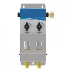 Seko ProSink PSK1F16UN000 1-Product Wall-Mount Venturi Chemical Dispenser with Flex Gap Backflow Prevention - 4 GPM Seko ProSink PSK1F16UN000 1-Product Wall-Mount Venturi Chemical Dispenser with Flex Gap Backflow Prevention - 4 GPM