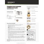 Regency Stainless Steel Mop Sink Cabinet - 25 1/4