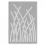 Commercial Zone 734161 42 Gallon Black Square Trash Can with Stainless Steel Reed Panels Commercial Zone 734161 42 Gallon Black Square Trash Can with Stainless Steel Reed Panels