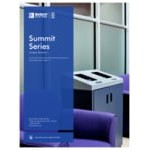 Busch Systems Summit 101499 30 Gallon Powder-Coated Steel Two Stream Decorative Mixed Recyclables / Trash Can Busch Systems Summit 101499 30 Gallon Powder-Coated Steel Two Stream Decorative Mixed Recyclables / Trash Can