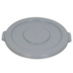 Continental 2001GY Huskee 20 Gallon Gray Round Trash Can Lid
