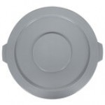Continental 2001GY Huskee 20 Gallon Gray Round Trash Can Lid