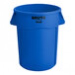 Rubbermaid® FG264300BLUE BRUTE 44 Gallon Blue Round Trash Can Rubbermaid® FG264300BLUE BRUTE 44 Gallon Blue Round Trash Can
