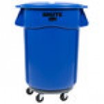 Rubbermaid® FG264300BLUE BRUTE 44 Gallon Blue Round Trash Can Rubbermaid® FG264300BLUE BRUTE 44 Gallon Blue Round Trash Can