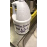 Advantage Chemicals 1 gallon / 128 oz. Concentrated Pot & Pan Liquid Detergent - 4/Case Advantage Chemicals 1 gallon / 128 oz. Concentrated Pot & Pan Liquid Detergent - 4/Case