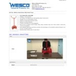 Wesco Industrial Products 1,000 lb. Steel Drum Truck with (2) 10