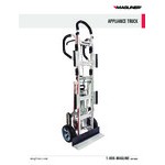 Magliner 600 / 800 lb. Appliance Truck with Fourth Wheel Attachment, Handle Release, and 9' Strap HDARB5CM1EC11RLS Magliner 600 / 800 lb. Appliance Truck with Fourth Wheel Attachment, Handle Release, and 9' Strap HDARB5CM1EC11RLS
