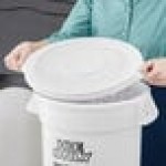 Choice White Lid for 10 Gallon White Ice Bucket Choice White Lid for 10 Gallon White Ice Bucket